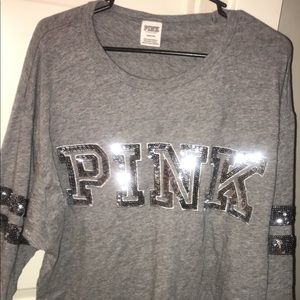PINK Sequin top
